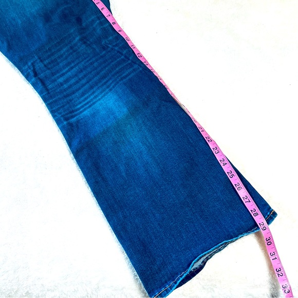 Vigoss women Dark blue bootcut straight classic fit jean style Jagger Sz 16S - Picture 15 of 15